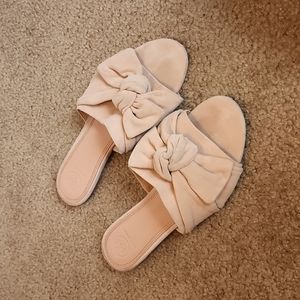 Tory Burch Annabelle Blush Bow Sandals